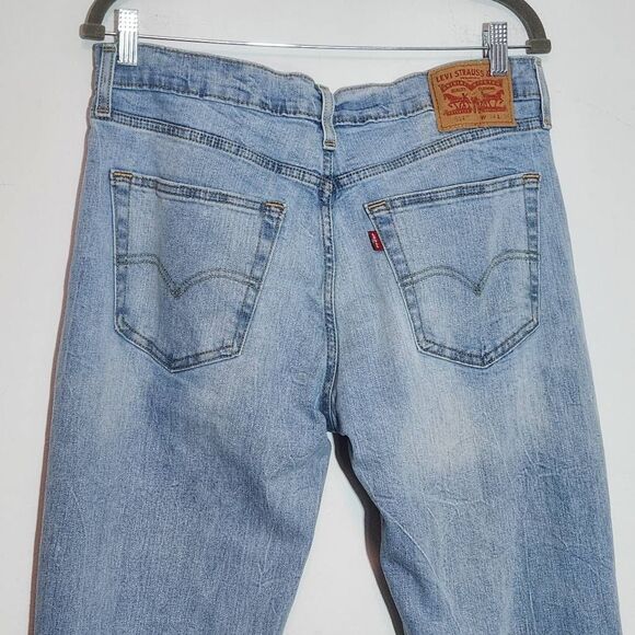 Levi's 514 Light Wash Jeans Size 34 X 34 Men's Levi's Denim - Picture 6 of 9